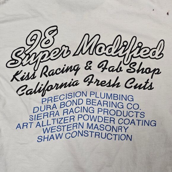 Vintage Bobby Bigiogni Tshirt Small Car Racing 90s Singlestitch Formula Indy - Picture 6 of 13